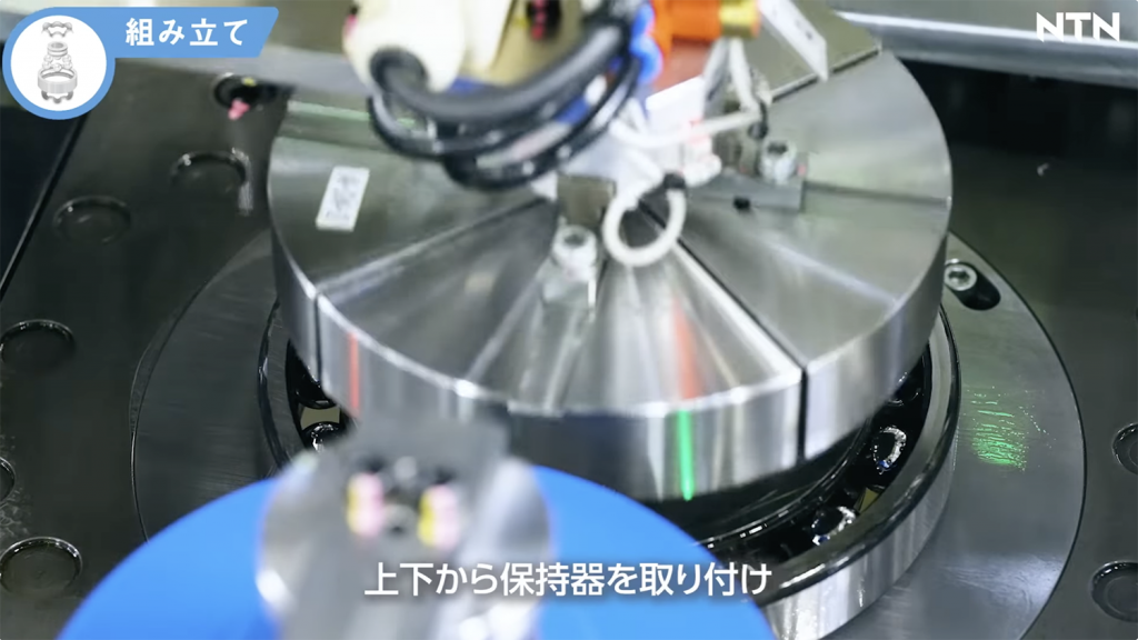 ベアリング製造工程動画「ベアリングができるまで」